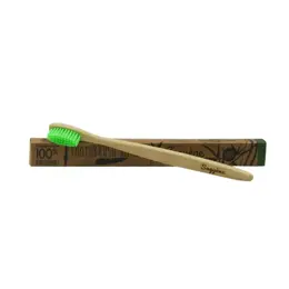 Sagyène Brosse à Dents Bambou Adulte Verte