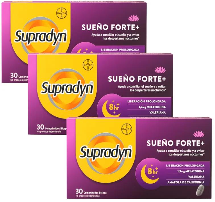 Supradyn Sleep Forte+ Reduziert nächtliches Aufwachen 3x30 Tabletten SPARFORMAT