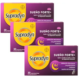 Supradyn Sueño Forte+ Reduce Despertares Nocturnos 3x30 Comprimidos FORMATO AHORRO