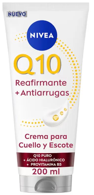 Nivea Q10 Anti-Falten Körpercreme für Hals und Dekolleté, 200 ml