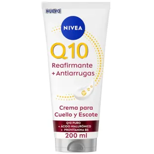 Nivea Q10 Anti-Falten Körpercreme für Hals und Dekolleté, 200 ml