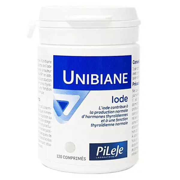 Pileje Unibiane Iode 120 comprimés