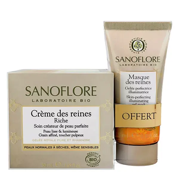 Sanoflore Crème des Reines 50ml + Maschera 15ml Offerta