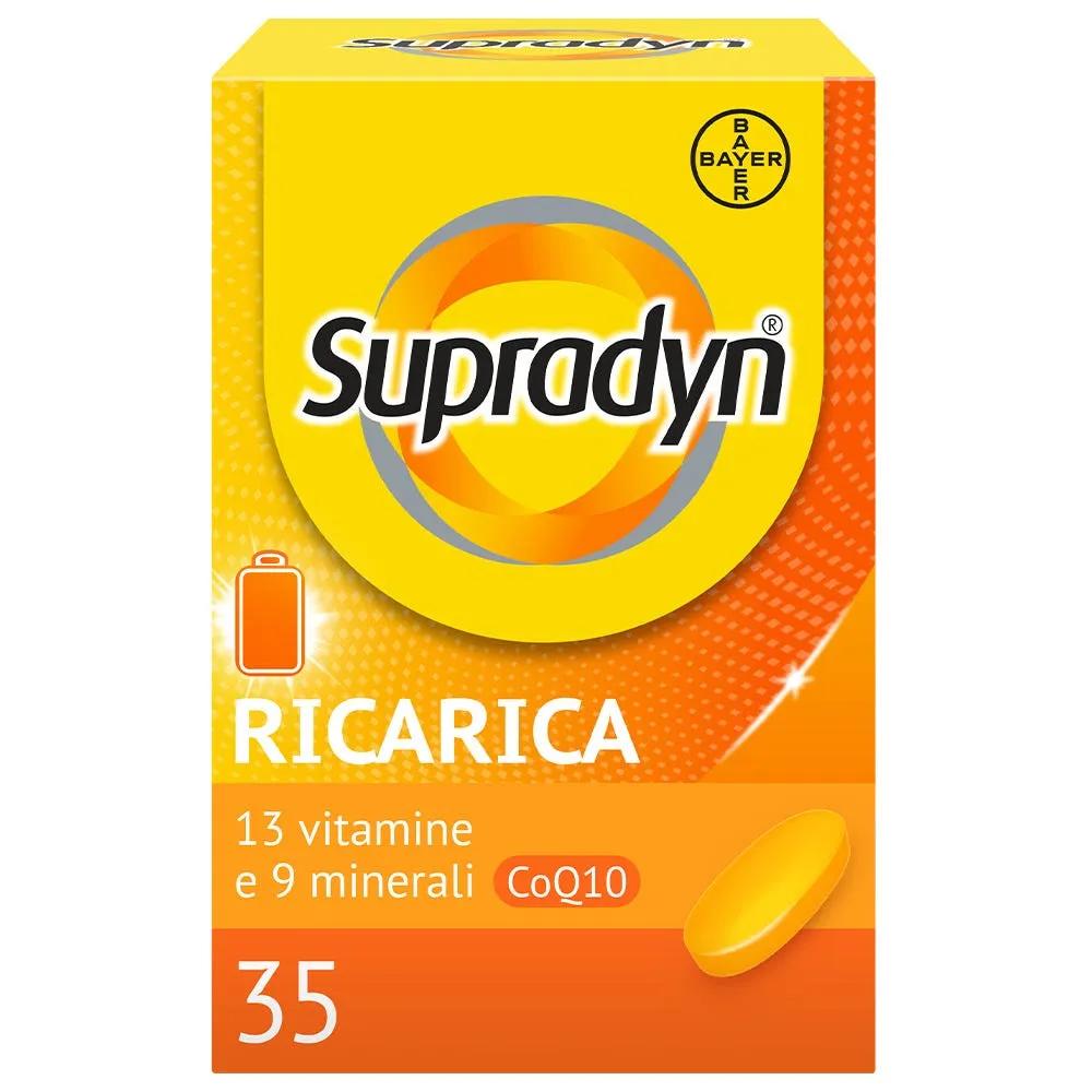 Supradyn Ricarica Integratore Multivitaminico Completo e Minerali con Coenzima Q10, 35 Compresse