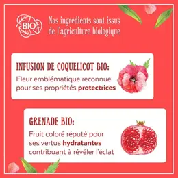 Le Petit Marseillais Shampoing Infusion Couleur Coquelicot et Grenade Bio 250ml