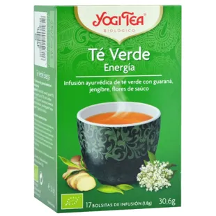 Yogi Tea Infusión Té Verde Energía 17 Bolsitas