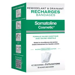 Somatoline Cosmetic Bandages Recharges 3 Utilisations