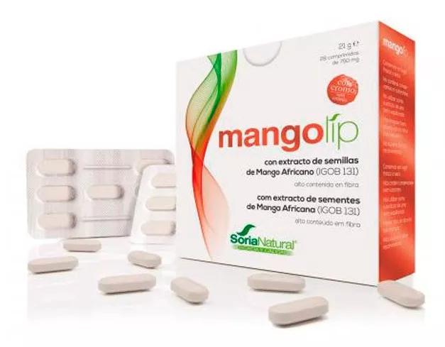 Soria Natuurlijke Mangolip 28 tabletten van 750 mg