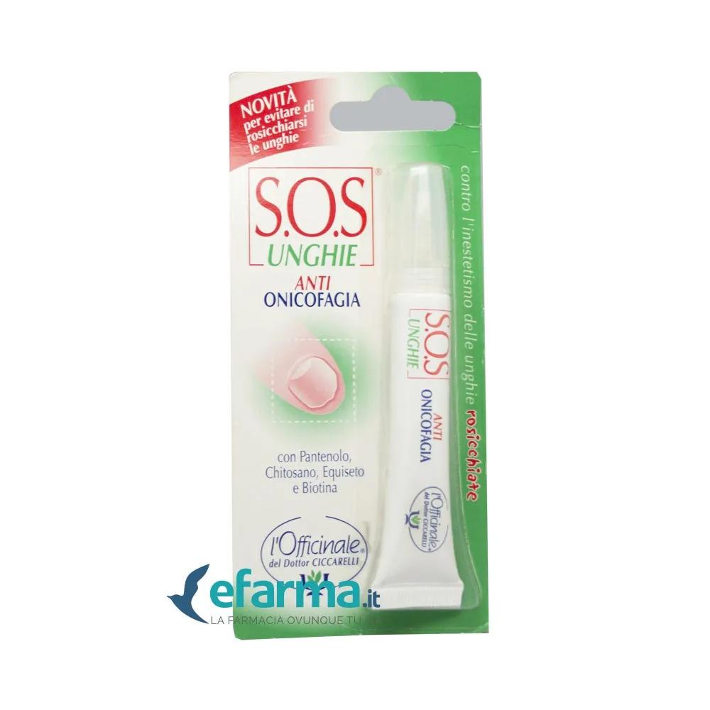 SOS Unghie Anti-Onicofagia Gel Trattamento Unghie Rosicchiate 10 ml