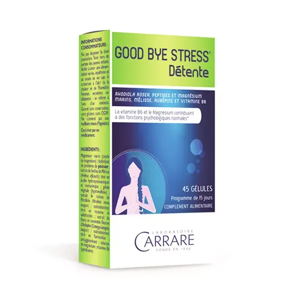 Carrare Good Bye Stress Caja 45 Cápsulas