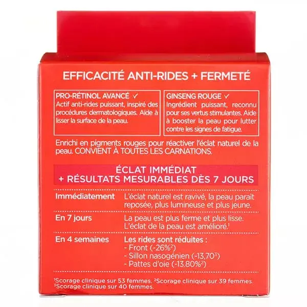 L'Oréal Dermo Expertise Revitalift Cuidado Rojo Antifatiga 50ml