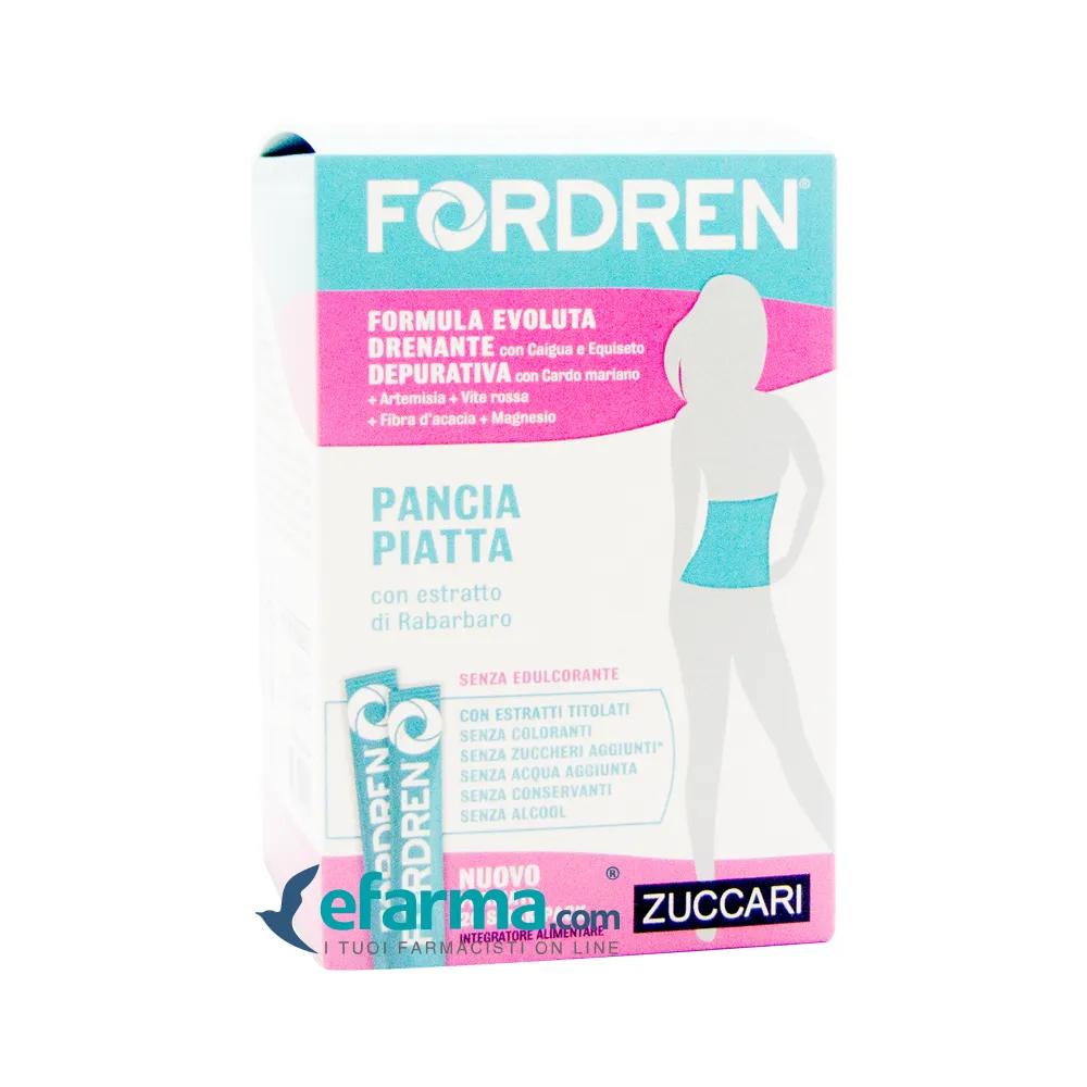 Fordren Pancia Piatta Integratore Drenante 20 Stick Pack