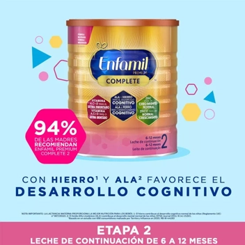 Muestras gratis de Enfamil Premium COMPLETE 2 o Enfamil Premium