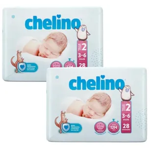 Chelino Diapers Size 2 (3-6 Kg) 2x28 units