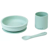 Saro Set d'Alimentation en Silicone Menthe 3 pcs