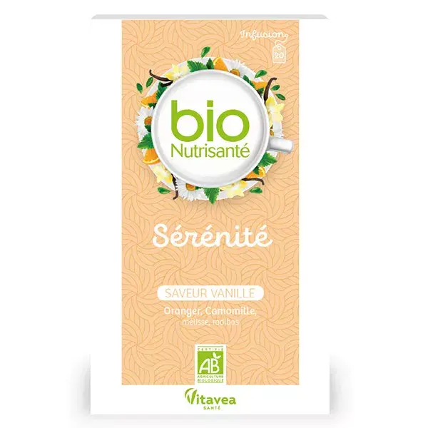Vitavea - BioNutrisanté - Serenity Infusion - Vanilla Flavor - 20 sachets