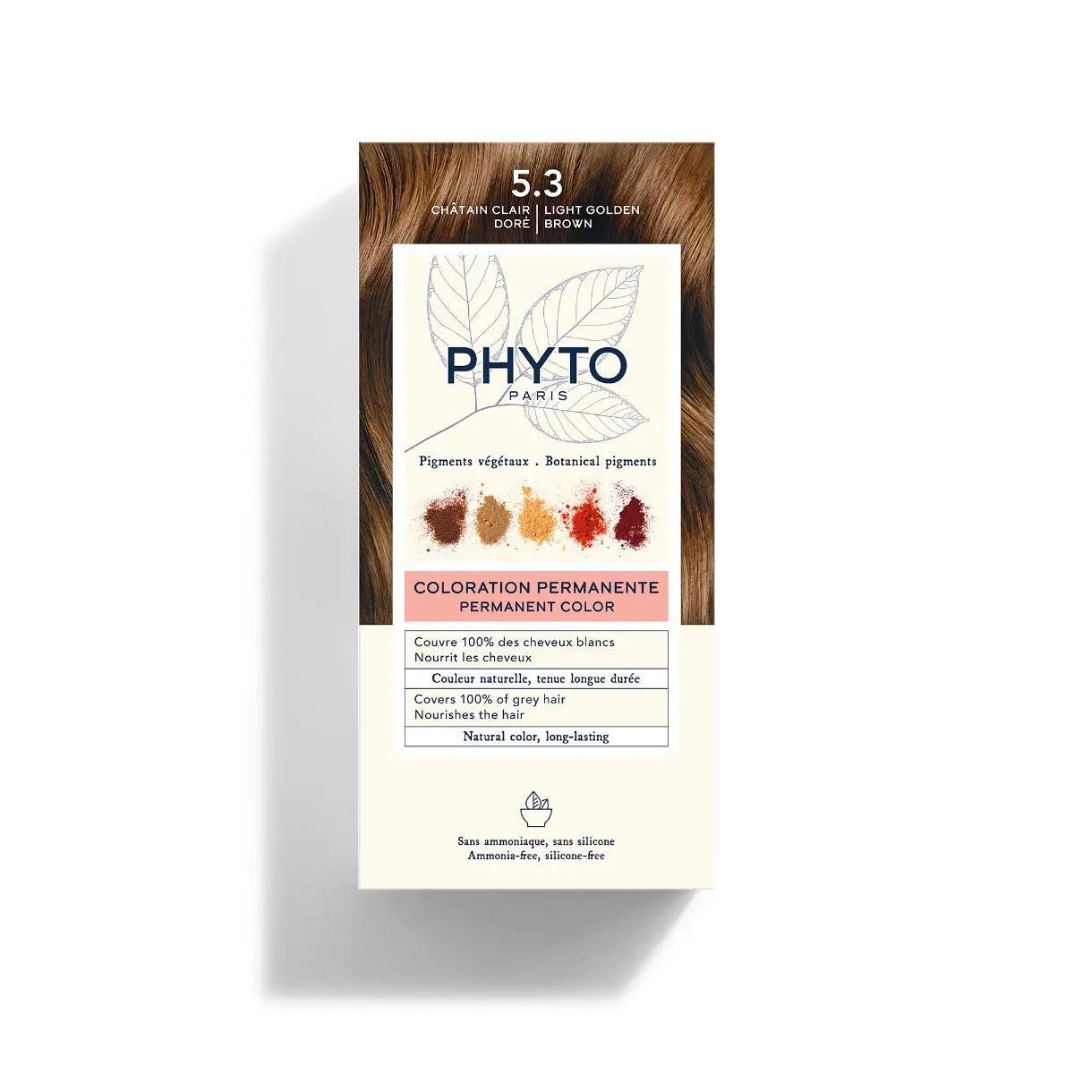 Phyto Phytocolor 5.3 Castano Chiaro Dorato Tintura Permanente Per Capelli