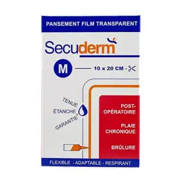 Secuderm Taille M  pansement secondaire 100% étanche - 10*20cm