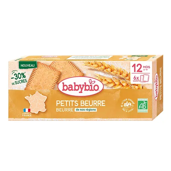 Babybio Petit Beurre French Flour Organic 120g