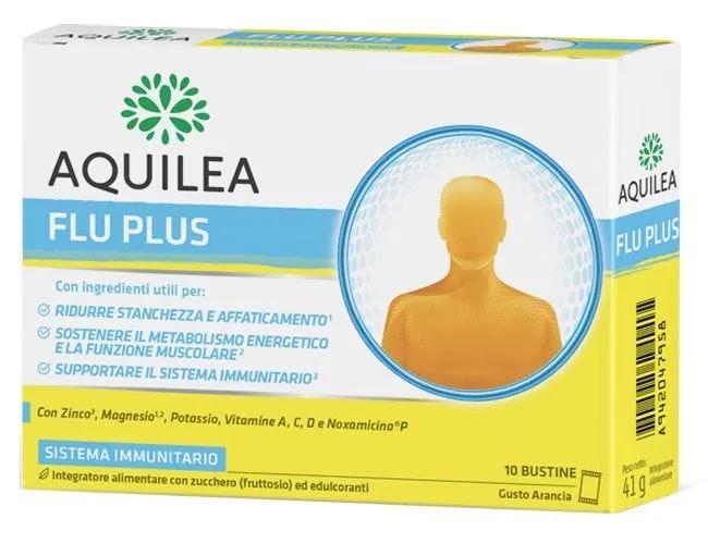 Aquilea Flu Plus Integratore Sistema Immunitario 10 Bustine