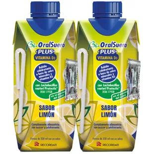 Bi-OralSuero Plus Sabor Limón 2x330 ml