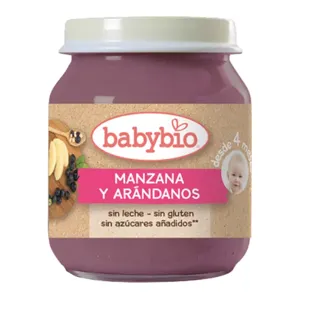 BabyBio Apple and Blueberry Jar +4m 130 gr