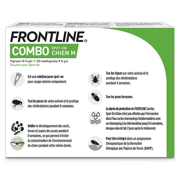 Frontline Combo Chien M 4 pipettes