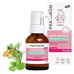 Pranarom PranaBB Huile de Massage Réconfort Ventre Bio 30ml