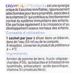 Nutergia Ergyphilus Enfants Probiotiques 14 sachets