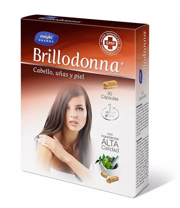 Mayla Pharma Brillodonna Cabello Uñas y Piel 30 Cápsulas