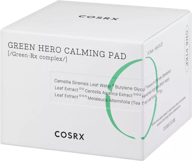 Cosrx One Step Green Hero Calming Pad 70 uds