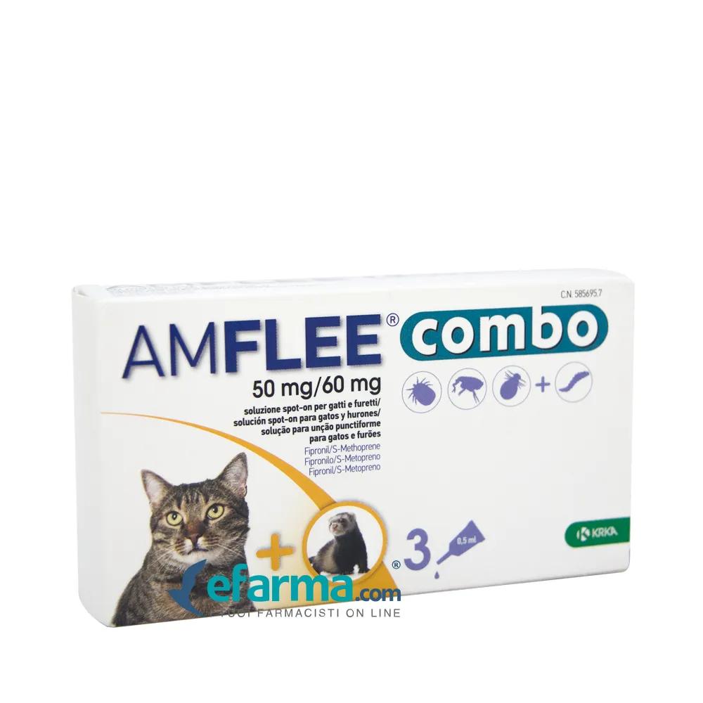 Amflee Combo Gatti e Furetti 50mg+60mg 3 Pipette