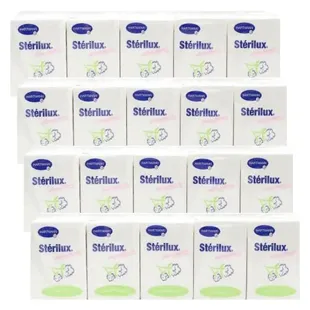 Fazzoletti tascabili Stérilux bianchi 10 scatole da 10 fazzoletti - Confezione da 4