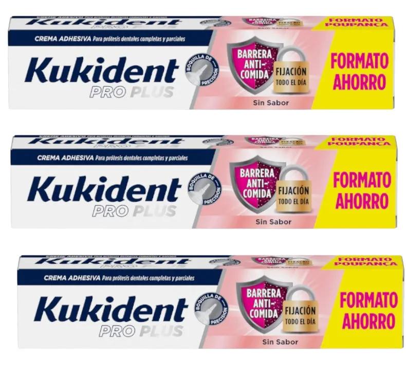 Kukident Pro Plus Effet Scellé 3x57 gr