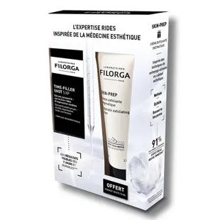 Filorga Time-Filler Shot 5XP + Crema Esfoliante Skin-Prep 75 ml Cofanetto Regalo Gratuito