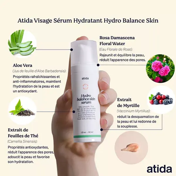 Atida Visage Sérum Hydratant Hydro Balance Skin 30ml