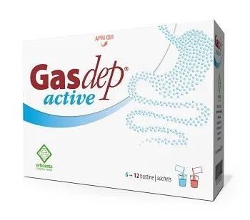 Erbozeta Gasdep Active Integratore Flora Intestinale 6+12 Bustine