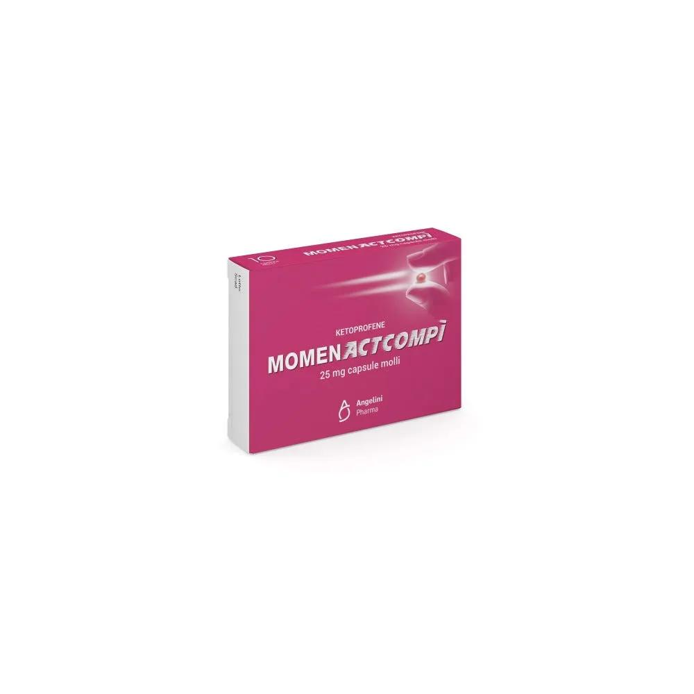 Momenactcompì 25mg Ketoprofene Antinfiammatorio 10 Capsule Molli