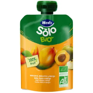 Hero Solo Bio Bag Apple, Peach and Mango +6m 100 gr