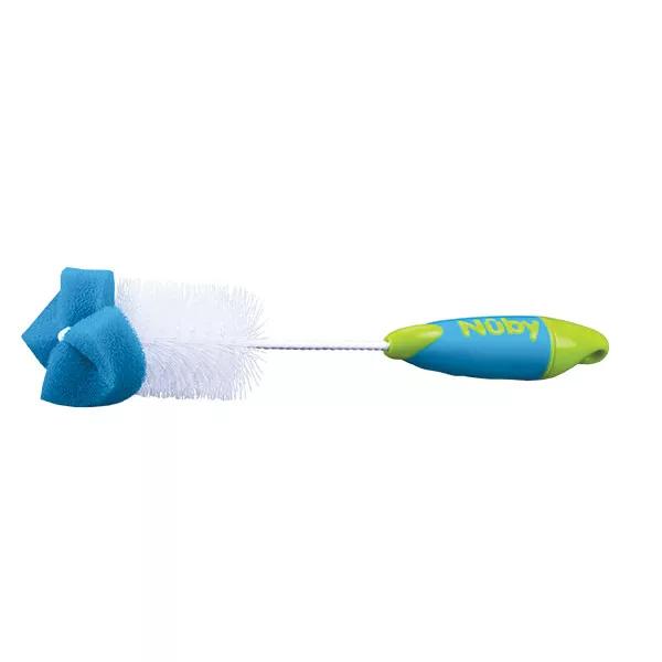 Nûby pennello con spugna Base gancio blu