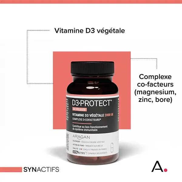 Synactifs D3 Protect 60 capsules