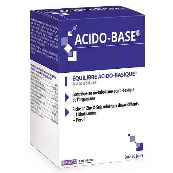 Ineldea Santé Naturelle Acido-Base 90 gélules