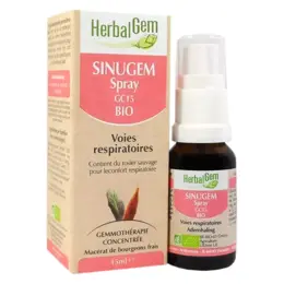 Herbalgem Complexe de Gemmothérapie Sinugem Voies Respiratoires Bio 15ml