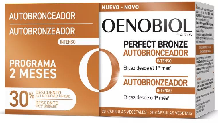 Oenobiol Bronze Perfeito Autobronzeador Intenso 2x30 Cápsulas Vegetais