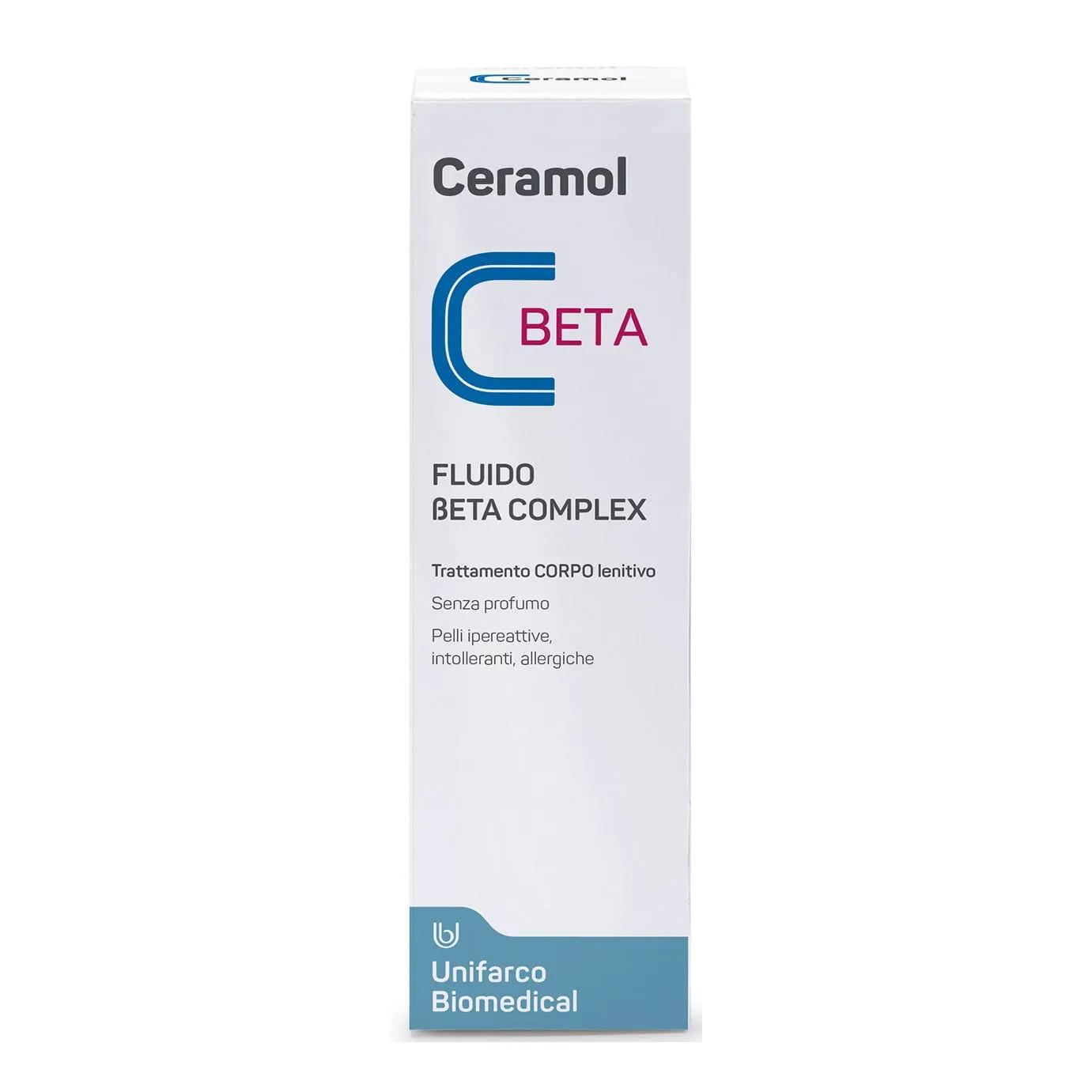 Ceramol Fluido Beta Complex Trattamento Corpo Lenitivo 100 ml