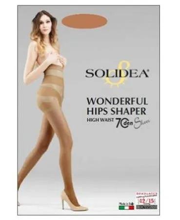 Solidea Wonderful Hips Shaper High Waist 70 DEN Collant Modellante Colore Nero Taglia 2 M