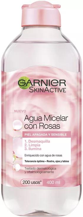 Garnier Skin Active Água Micelar com Rosas 400 ml
