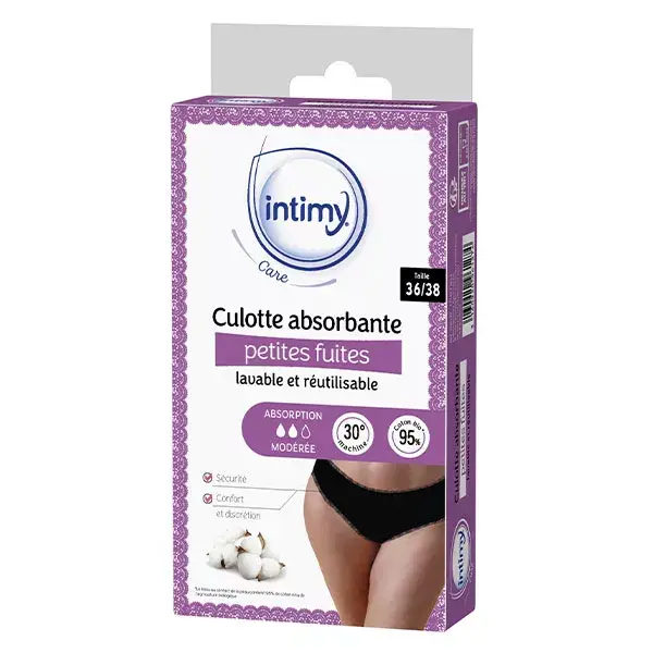 Intimy Care Culotte Absorbante Petites Fuites Taille 36/38