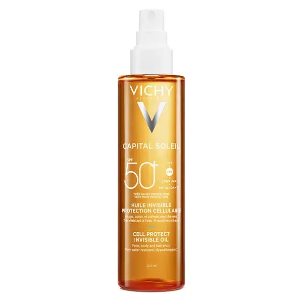 Vichy Vichy Capital Soleil Huile Invisible De Protection Cellulaire SPF50+ 200ml