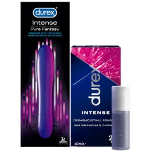 Durex Pack Gel Intense Orgasmic + Vibrador Intense Orgasmic Pure Fantasy